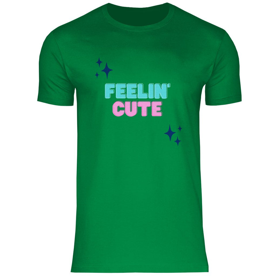 Herren T-Shirt Feelin Cute - Arte Sole Luna