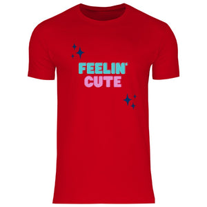 Herren T-Shirt Feelin Cute - Arte Sole Luna